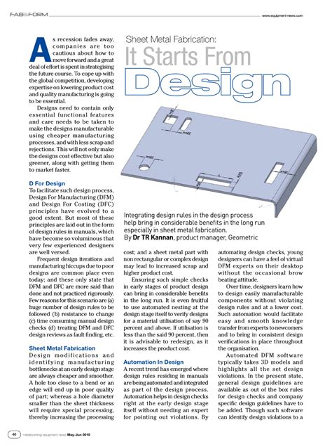 sheet metal manufacturing guide pdf